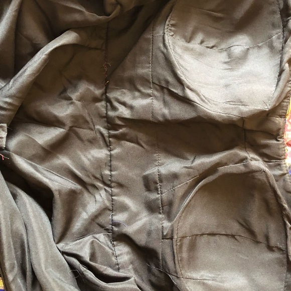 Oleg Cassini Formal Maxi Multi Color Dress - Picture 9 of 11